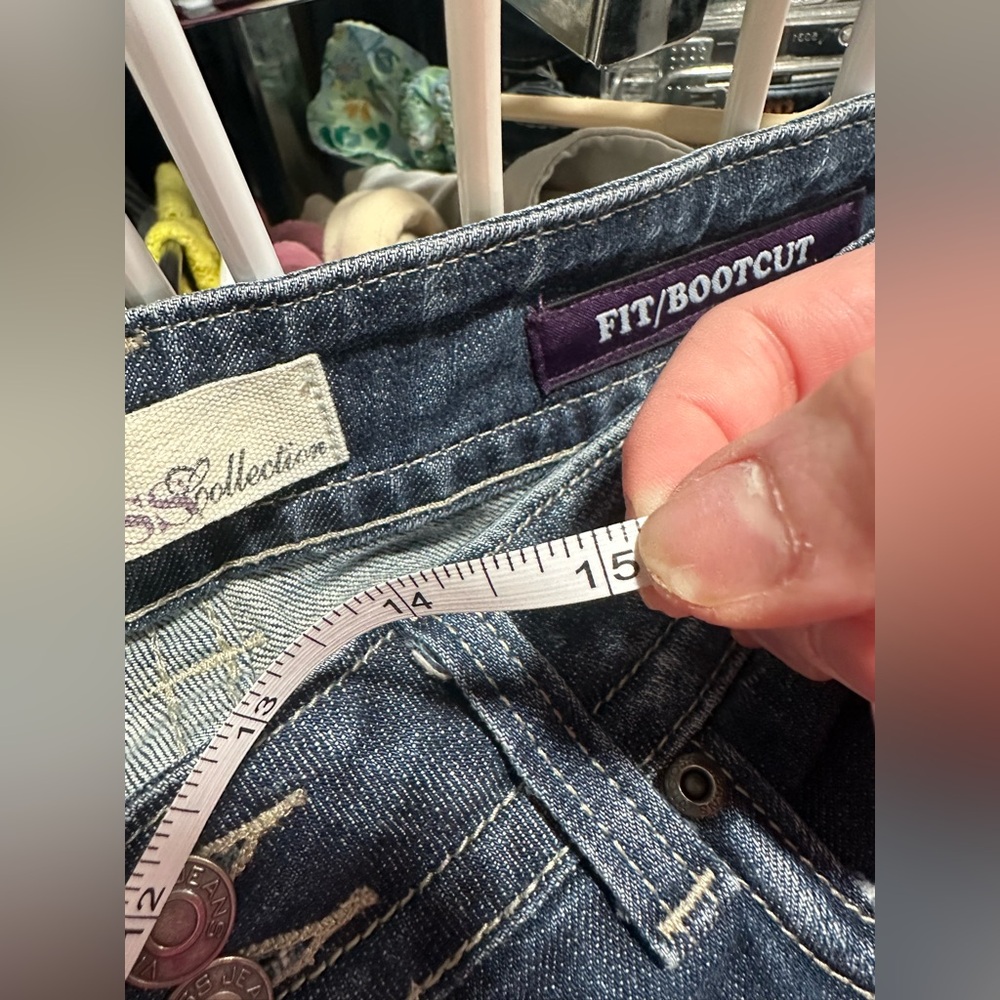 Vigoss Bootcut Rhinestone Jeans - Picture 9 of 10